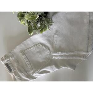 Sanctuary White, Raw hem Jeans, sz 10